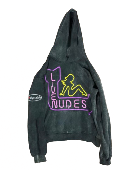 ACID WASH WTA HEAVYWEIGHT ATL STRIP CLUB HOODIE